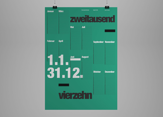 Typography Wall Calendar : The international typographic wall calendar farid Typography Wall Calendar : The international typographic wall calendar farid